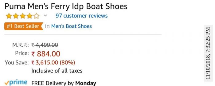 puma men's ferry idp boat shoes